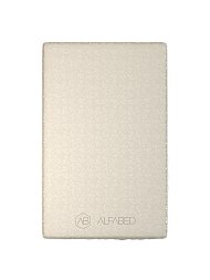 Fitted Sheet Lux Jacquard Cotton Taupe Tree Leaves H-15