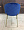 Дижон темно-синий бархат ножки под золото для кафе, ресторана, дома, кухни 2011978