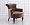 Кресло Перфетто коричневое 1236990