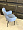 Пьемонт серый бархат ножки черные для кафе, ресторана, дома, кухни 1892384