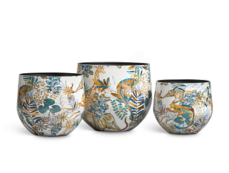 Кашпо TREEZ Effectory Savage Garden Чаша Wild в- см, д-26 см