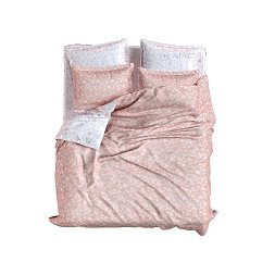 Set Lux Double Face Jacquard Modal Provance Peach