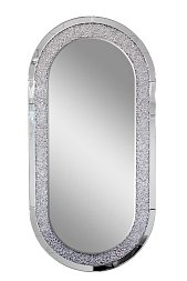 Зеркало овальное в раме из кристаллов 60*120см KFG152