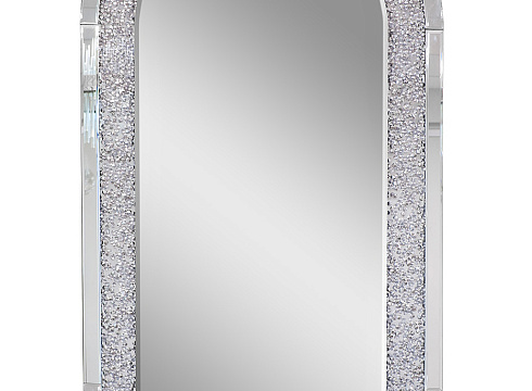 Зеркало овальное в раме из кристаллов 60*120см KFG152