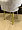 Белладжио светло-серая ткань ножки золото для кафе, ресторана, дома, кухни 1925395