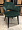 Стул Martin темно-зеленый бархат с прострочкой ножки черные для кафе, ресторана, дома, кухни 2223496
