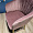Гарда пыльно-розовый бархат ножки золото для кафе, ресторана, дома, кухни 2111982