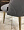 Париж темно-серый бархат с вертикальной прострочкой (снаружи и внутри) ножки под золото для кафе, ре 2080223