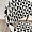 Сен-Дени плетеный черно-белый ножки светло-коричневые под бамбук для кафе, ресторана, дома, кухни 2224672