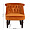 Кресло Peach низкое терракотовое 1237320
