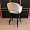 Стул Белладжио бежевый бархат ножки черные для кафе, ресторана, дома, кухни 2207495