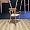 Брунелло бежевая ткань, дуб (тон бесцветный матовый) для кафе, ресторана, дома, кухни 2153836
