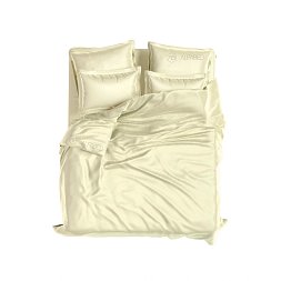 Set Premium Cotton Sateen Cream