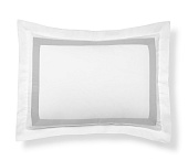 Товар Pillow Case Premium Cotton Sateen White / Boarder Cold Grey добавлен в корзину