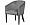 Кресло Alden серое стёганое велюровое 1237311