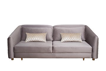Диван Треви(Trevi) 230М(К) трехм раскл с кантом серый Colt032+Melody 