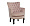 Кресло Clinton велюровое розовое 1237352
