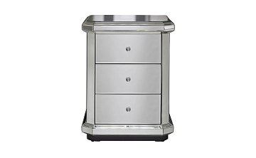 Тумба прикроватная зеркальная KFC882