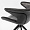 Крис вращающийся черная экокожа ножки черный металл для кафе, ресторана, дома, кухни 2140249