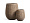 Кашпо TREEZ Effectory Wood Округлая чаша Светлый дуб в-39 см, д-32 см 2879953