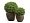 Кашпо TREEZ Effectory Metal Чаша Design Чернёная бронза в-33, д-40 см 2879644