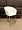 Стул Гарда белый экомех ножки золото для кафе, ресторана, дома, кухни 1927196