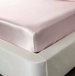 Fitted Sheet 100% Silk Joyful Rose