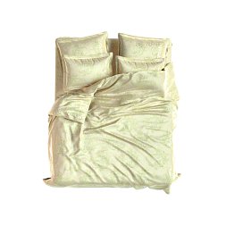 Set Lux Double Face Jacquard Modal Vineyard Cream