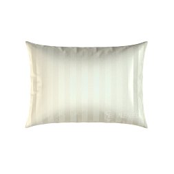 Pillow Case Premium Woven Cotton Sateen Stripe Cream Standart V 4/0