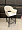 Стул Магриб New бежевый бархат ножки черные для кафе, ресторана, дома, кухни 1953044