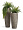 Кашпо TREEZ Effectory Volcano Высокий конус Design Серо-коричневый туф в-75 см 1/1 2880444