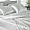 Fitted Sheet 100% Silk Sparkling Silver 3698755
