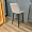 Стул Толедо светло-серая ткань ножки черные для кафе, ресторана, дома, кухни 2140478