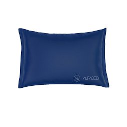 Pillow Case Royal Cotton Sateen Navy Blue 3/2