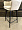 Стул Магриб New вращающийся бежевый бархат ножки черные для кафе, ресторана, дома, кухни 2014581