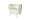 Кресло ткань букле белое ZW-852 WH 1605195