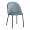 Дижон серо-голубой бархат ножки черные для кафе, ресторана, дома, кухни 2189770