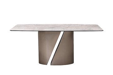 Стол обеденный серый керамика 57EL-94100