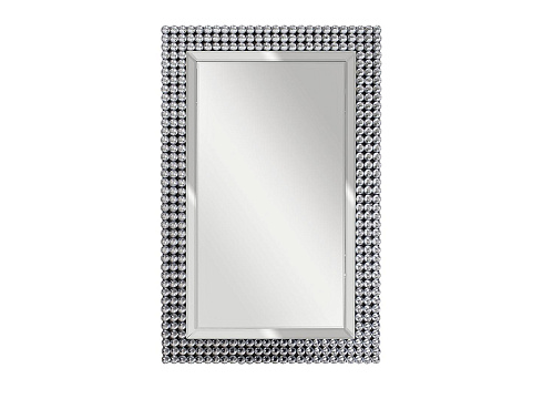 Зеркало прямоуг. в раме с кристаллами ,3см 50SX-19003/1