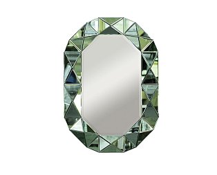 Зеркало в зеленой зеркальной раме KFG079