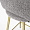 Стул Белладжио серый экомех ножки золото для кафе, ресторана, дома, кухни 2236359