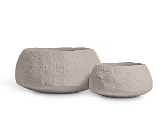 Кашпо TREEZ Effectory Organic Низкая чаша д-39, в-21 см