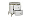 Тумбочка белая 2 ящика d51*55см 77IP-GD009-TUMB 2942750