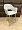 Стул Белладжио светло-серая ткань ножки золото для кафе, ресторана, дома, кухни 1911121