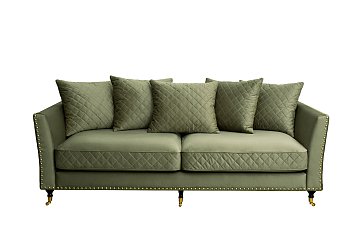 Диван Sorrento 220 трехмест., велюр оливковый Colt1002-OLIV 