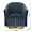 Кресло Catlin вращающееся голубое велюровое 1237077
