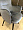 Пьемонт вращающийся серый бархат ножки черные для кафе, ресторана, дома, кухни 2081383