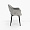 Белладжио Нью вращающийся серый бархат ножки черные для кафе, ресторана, дома, кухни 2166482