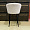 Стул Гарда бежевый экомех ножки черные для кафе, ресторана, дома, кухни 2210290