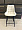 Стул Толедо бежевый бархат ножки черные для кафе, ресторана, дома, кухни 2115059